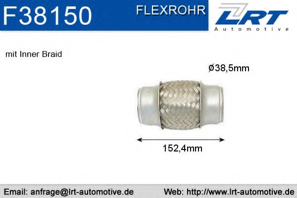 LRT F38150 Flex Hose, exhaust system